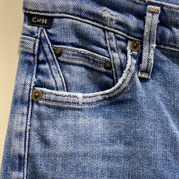 Citizens of Humanity Rocket High Rise Skinny Pearl Studded Ankle Split Jeans 27 - Picture 6 of 16